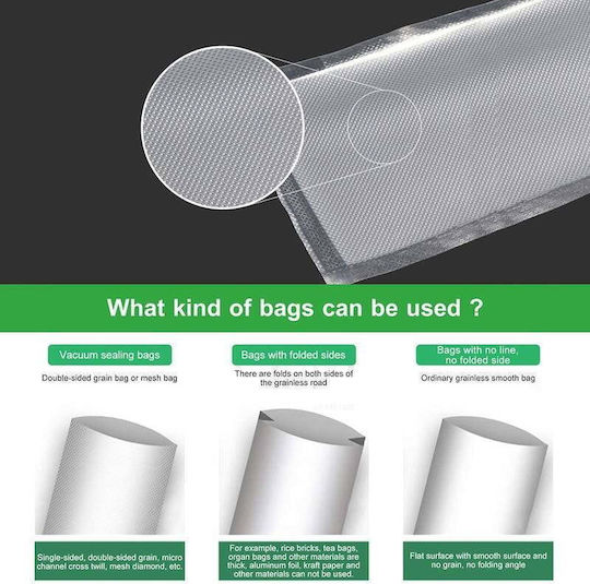 Grainy Vacuum Sealer Bag 250x170mm 100pcs