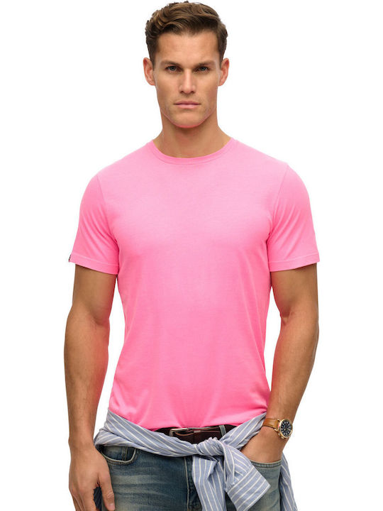 Superdry Superdry Herrenbluse Kurzarm Fluro Rosa