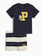 Kids' Set with Shorts Summer 2pcs Blue