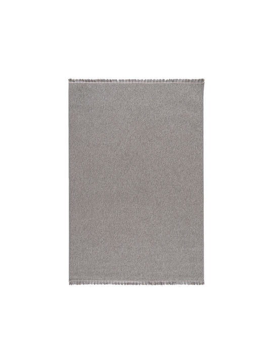 Beauty Home Non-slip Rectangular Gray Rug 67x140cm 9333-67X140