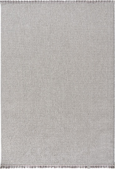 Beauty Home Teppich Flur Weiß Grau 67x210cm