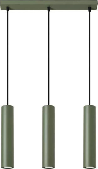 Sollux Lagos Triplu Spot cu Soclu GU10 în Culoare Verde Sollux Lagos Triplu Spot cu Soclu GU10 în Culoare Verde