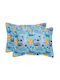 Das Home Cute Dinos Σετ Παιδικές Μαξιλαροθήκες 50x70εκ. Blue, Grey