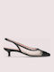 Kendall Leder Pumps mit Niedrigem Absatz Schwarze