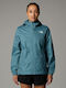 Quest Women's Short Lifestyle Jacket Waterproof and Windproof for Spring or Autumn Stormy Blue