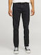 Men's Jeans Pants Elastic black denim