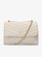 Damentasche Schultertasche Beige
