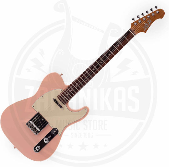 Jet Guitars Jet Jt-300 Електрическа Китара Телекастер Розов