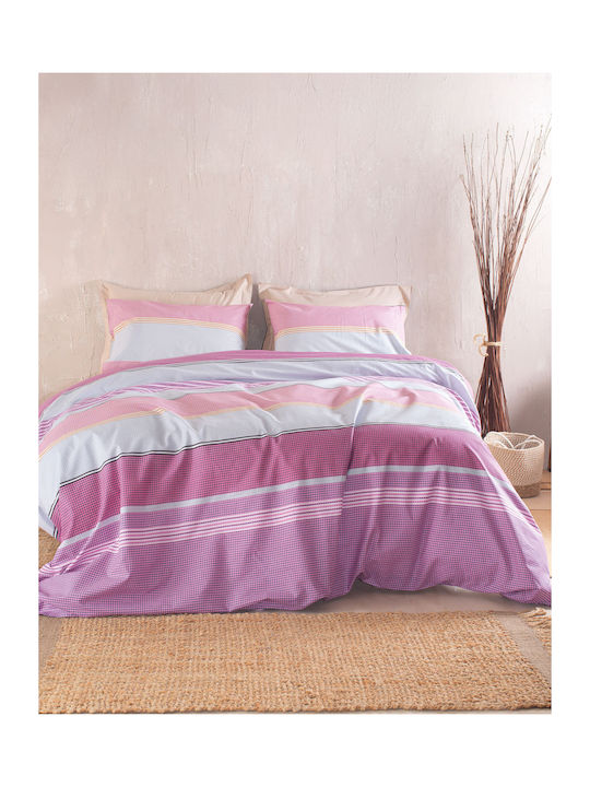 Rythmos Duvet Set Single 160x240cm Boost Pink 2pcs