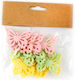 Selbstklebende Filzschmetterlinge 5 cm Set mit 12 Stück