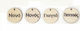 Whispers Holz Briefe 4cm 1Stück