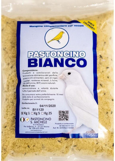 Pastoncino S Michele Bianco Ουδέτερη Πατέ Αυγοτροφή Λευκή 1kg