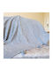 Class Home Collection Одеяло Плетено Диван 130x170см. Сив