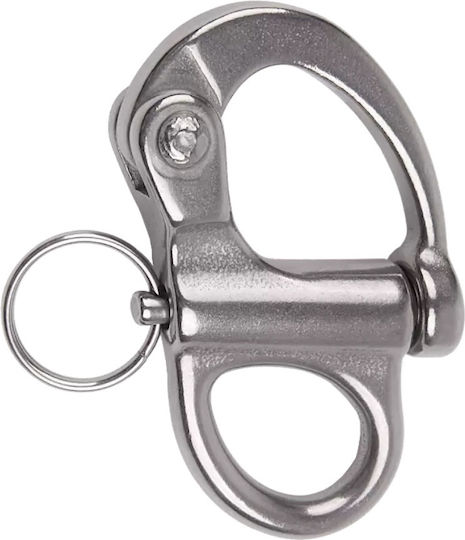 Edelstahl Marine Karabinerhaken Auge M8297 Inox A4 12mm