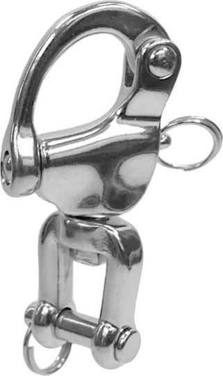 Edelstahl Marine Karabinerhaken Drehgelenk M8262 Inox A4 22mm