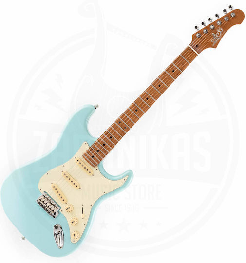 Jet Guitars Jet Js-300 Chitară Electrică Stratocaster Roșie