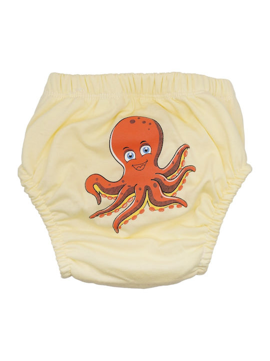 Poopes Octopus Baby Chilot pentru copii Galben