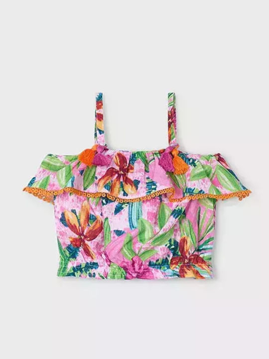 Mayoral Kids' Shirt Sleeveless Orchid
