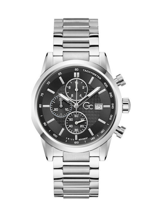 GC Watches Ρολόι Μπαταρίας με Μεταλλικό Μπρασελέ GC Watches Ρολόι Μπαταρίας με Μεταλλικό Μπρασελέ