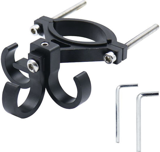 Hook Shopping Three Loops Bike Scooter Aluminum Fs366-001 Black
