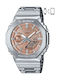 Casio G-shock Ceas Digital Barbatesc Cu Baterie Cu Brățară Din Metal Argintie