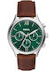 Fossil Ceas barbati 44mm Baterie cu Brățară din Metal maro
