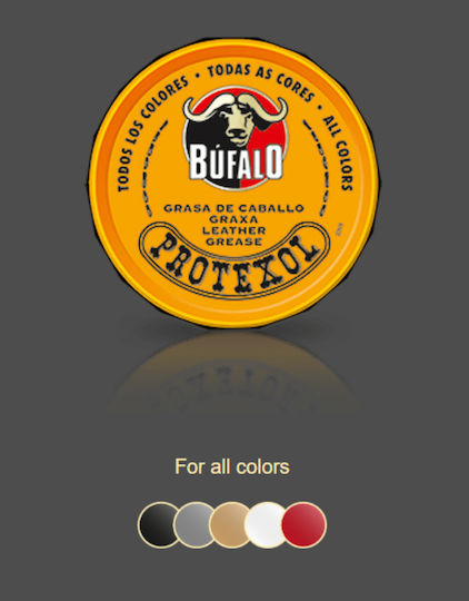 Buffalo Protexol Grease Horse Fat Can Colorless 75 Ml Λίπος Δερμάτων Συντήρηση Αδιαβροχοποίηση 75 Γραμμάρια Ουδέτερο Κατάλληλο Όλα Χρώματα