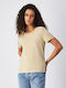 Γυναικείο T-shirt Brown