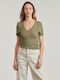 Women's T-shirt Khaki