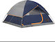 Campo Baros 3 Summer Camping Tent Igloo Blue with Double Cloth for 3 People 210x210x135cm