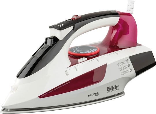 Fakir Fier de Călcat cu Aburi 2700W cu Talpă Ceramică și Debit Continu de Abur 45g/min