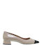 Leder Pumps Beige