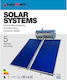 Howat Solar Water Heater 200lt Glass 4 sq.m. Se...