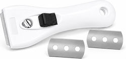 Svim Ceramic Hob Scraper Plastic & 2 Blades White