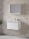 Furnibath Blat cu Lavoar & Oglindă L61xW35xH46cm White Laca