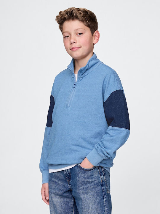 Fleece Hanorac Copii Light Indigo