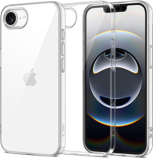 Tech-Protect Flexair Silicone Transparent Back Cover (iPhone 17e / 16e)