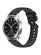 Xiaomi Watch S3 Stripe Texture Ζάντα Ρολογιού Σιλικόνης 22 Mm Μαύρο