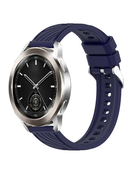 Xiaomi Watch S3 Stripe Texture Band Σιλικόνης 22mm Midnight Blue