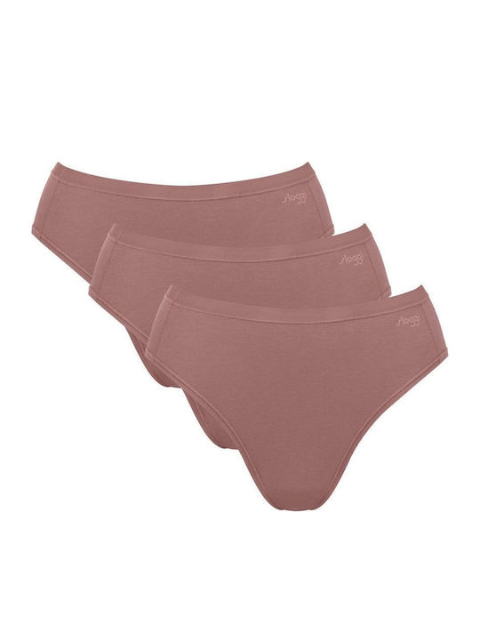 Βαμβακερά Women's Slip 3Pack Cacao