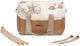 Sensillo Wickeltasche-Wickeltasche Schulter/Hand Braun 43x30x30cm.