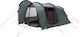 Easy Camp Skarvan 4 Camping Tent Tunnel Blue with Double Cloth 4 Seasons for 4 People 460x260x185cm
