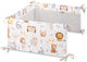 Sensillo Crib Bumpers Classic Inside grey 60x120cm
