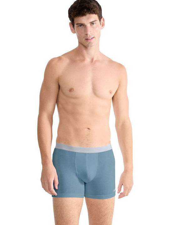 Go Abc Men's Boxers Light Blue 2Pack