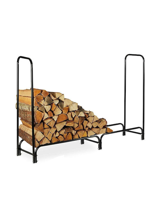 Bakaji Metallisch Regal Holzlagerung 150x35x120cm Bakaji Metallisch Regal Holzlagerung 150x35x120cm