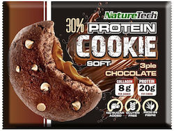 NatureTech Μπισκότα Πρωτεΐνης με Κομματάκια & Γέμιση 70gr