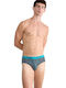 Start Midi Herren Slips Turquoise 2Packung