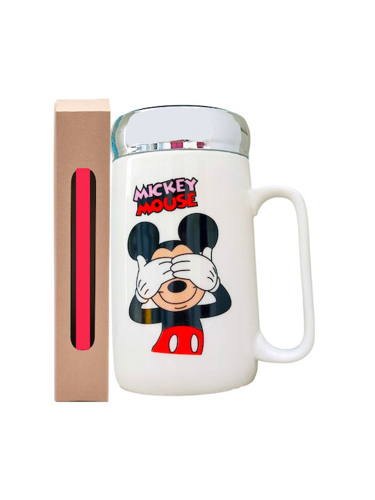 Πασχαλινή Λαμπάδα Mickey Στρογγυλή Αρωματική και Χειροποίητη 15εκ.