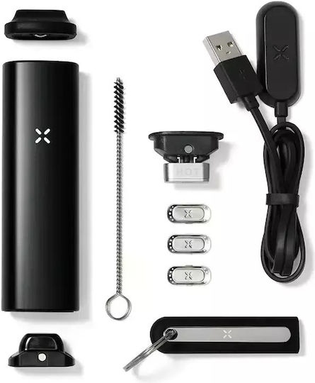 Pax Plus Dry Herb & Concentrate Vaporizer с Вградена Батерия 3300mAh Черен