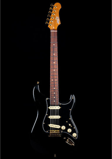 Jet Js-380 Bk G Stratocaster Ηλεκτρική Κιθάρα Black